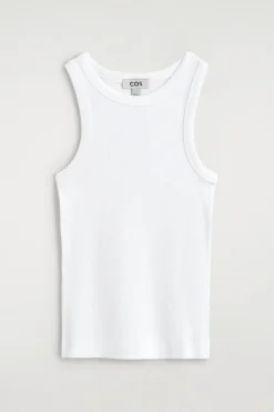 RIBBED COTTON TANK TOP