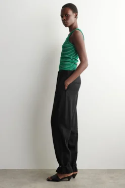 RIBBED COTTON TANK TOP