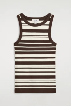 RIBBED COTTON TANK TOP