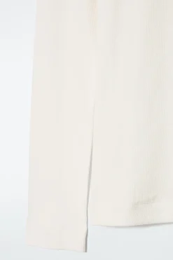 RIBBED JERSEY LONG-SLEEVED TOP