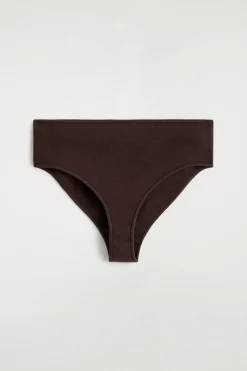 RIBBED SILK MICRO SHORTS