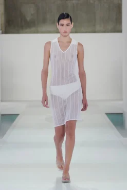 RIBBED SILK MICRO SHORTS