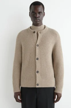 RIBBED WOOL CREW-NECK SWEATER