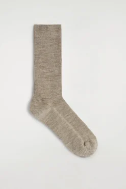RIBBED WOOL SOCKS