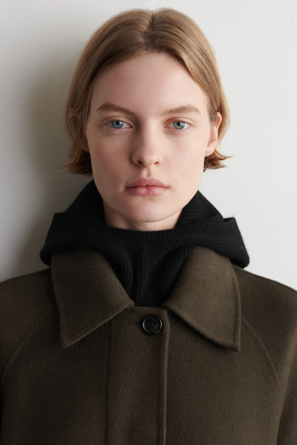 RIBBED WOOL-CASHMERE BALACLAVA