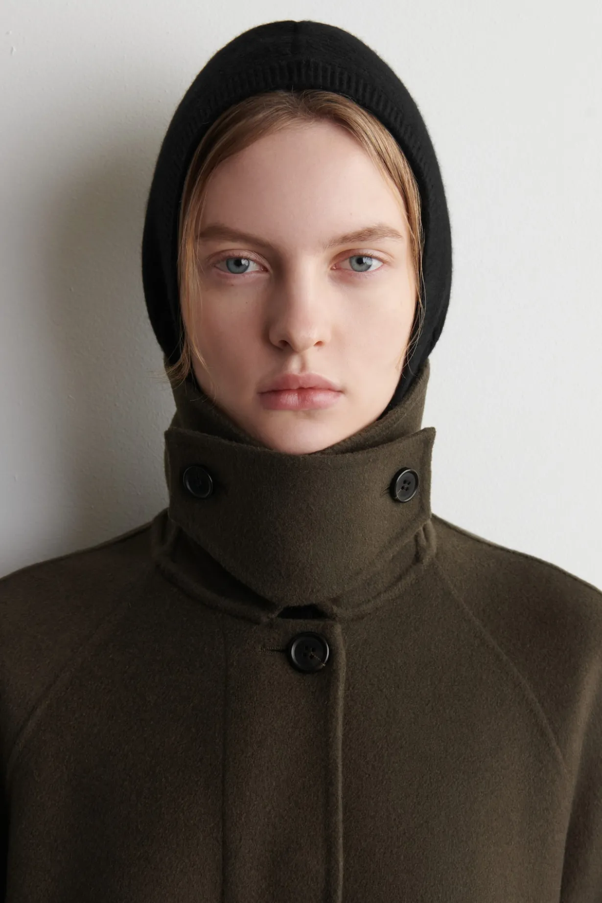 RIBBED WOOL-CASHMERE BALACLAVA