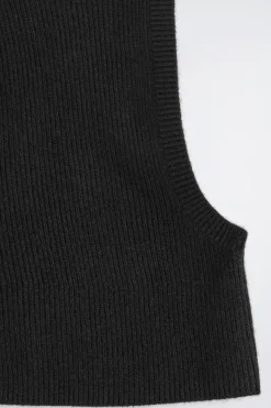 RIBBED WOOL-CASHMERE BALACLAVA