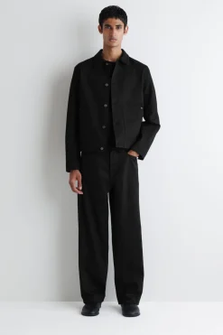 RIDER RAW SELVEDGE RELAXED-FIT STRAIGHT-LEG JEANS