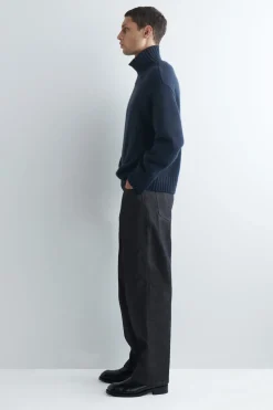 RIDER RAW SELVEDGE RELAXED-FIT STRAIGHT-LEG JEANS