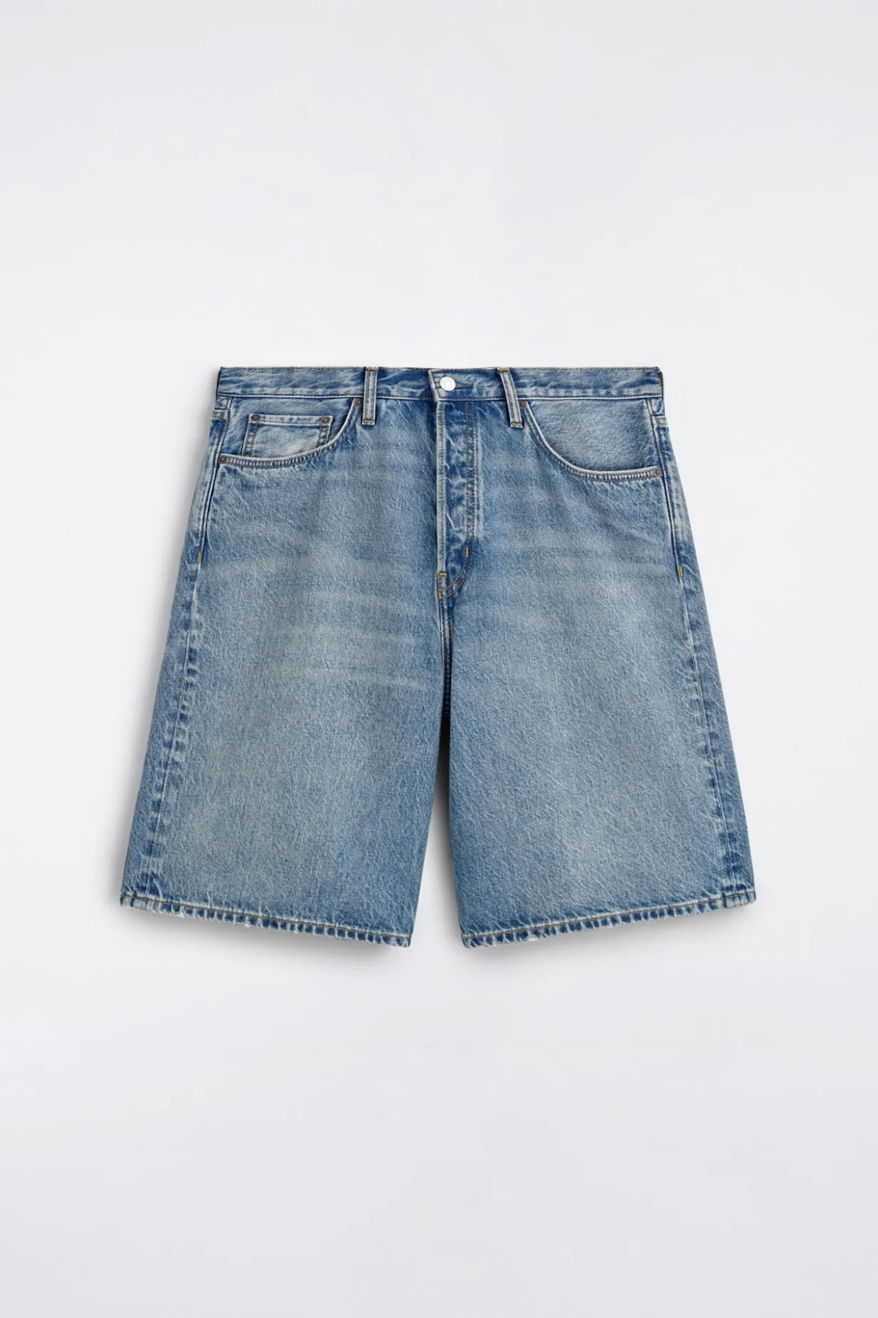 RIDER RELAXED-FIT DENIM SHORTS
