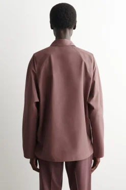 ROUNDED COTTON-SILK SHIRT