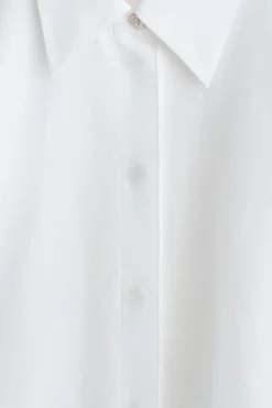 ROUNDED COTTON-SILK SHIRT