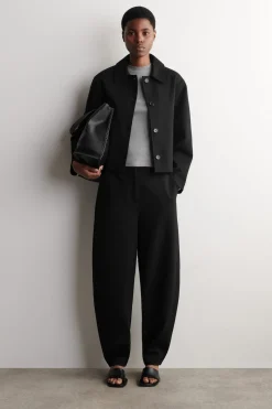 ROUNDED JERSEY JACKET