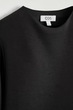 ROUNDED-SLEEVE TOP