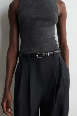 SAFFIANO LEATHER BELT