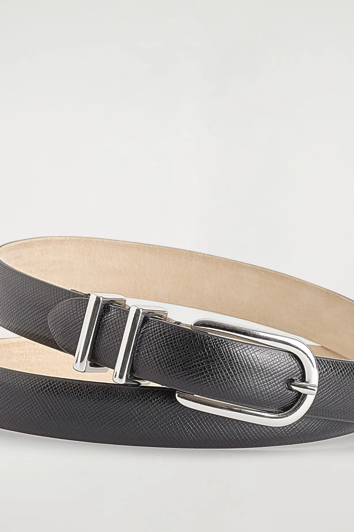SAFFIANO LEATHER BELT