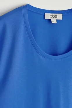 SCOOP-NECK COTTON T-SHIRT