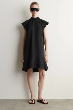 SCULPTED TURTLENECK DRESS