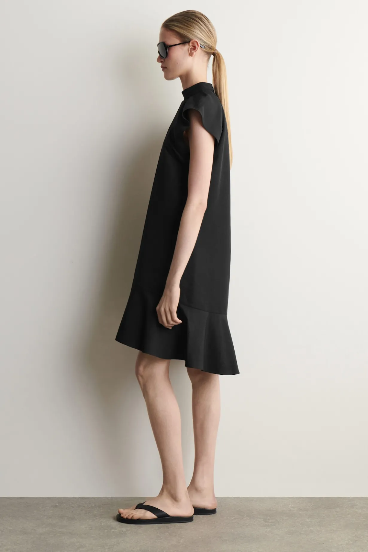 SCULPTED TURTLENECK DRESS