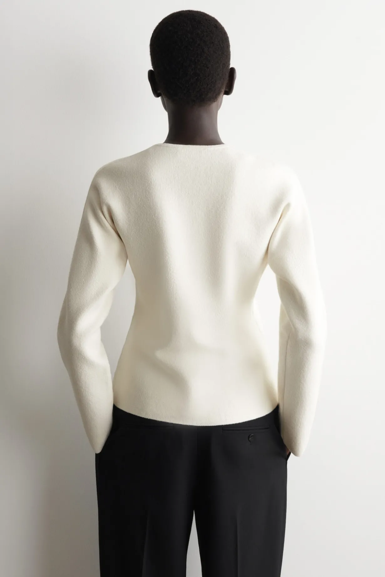 SCULPTURAL COTTON CARDIGAN