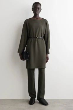 SCULPTURAL MINI DRESS