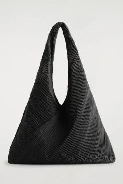 SCULPTURAL SHOULDER BAG – PLEATED