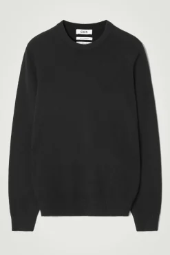 SEAMLESS CASHMERE CREW-NECK SWEATER