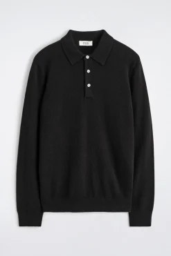 SEAMLESS CASHMERE POLO SHIRT