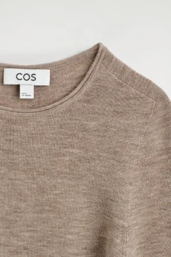 SEAMLESS MERINO WOOL LONG-SLEEVED TOP