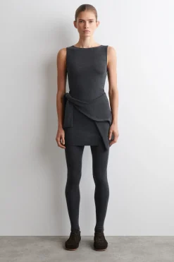 SEAMLESS MERINO WOOL MINI DRESS