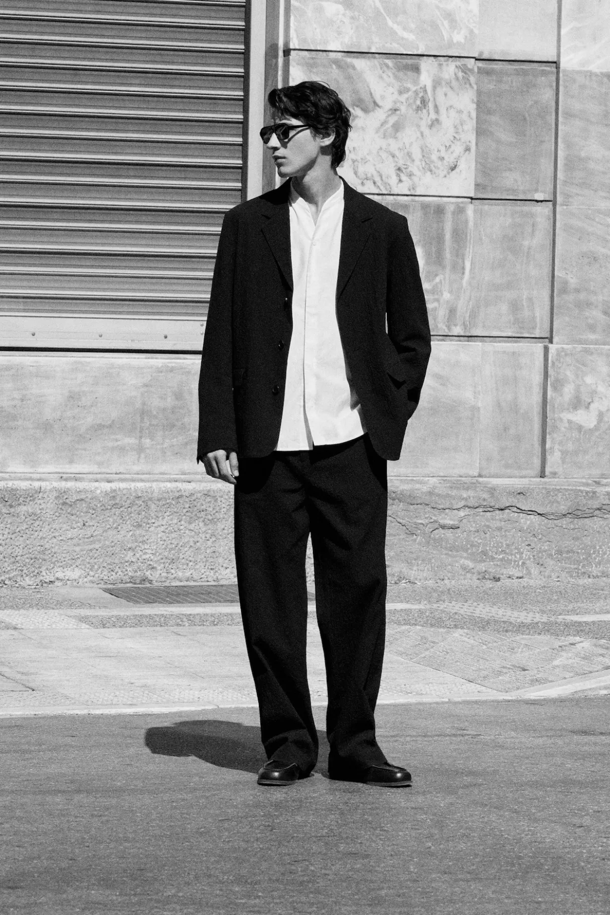 SEERSUCKER RELAXED-FIT STRAIGHT-LEG PANTS