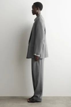 SHAWL-COLLAR WOOL BLAZER