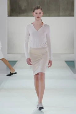 SHEER KNITTED SILK-CASHMERE SKIRT