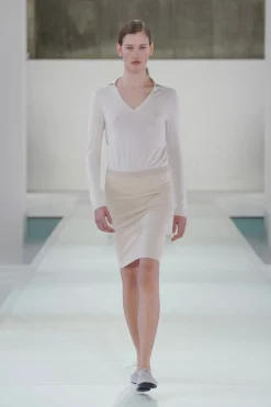 SHEER KNITTED SILK-CASHMERE BODYSUIT