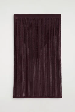 SHEER LACE-KNIT SKIRT