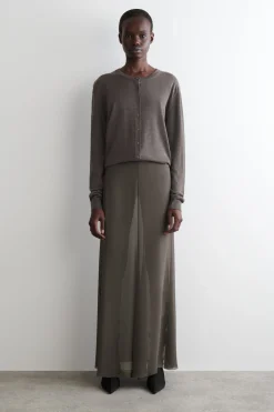 SHEER MAXI SKIRT