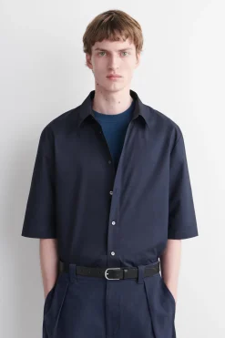 SHORT-SLEEVED COTTON SHIRT