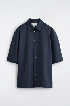 SHORT-SLEEVED COTTON SHIRT