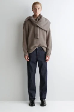 SIGNATURE SELVEDGE REGULAR-FIT STRAIGHT-LEG JEANS