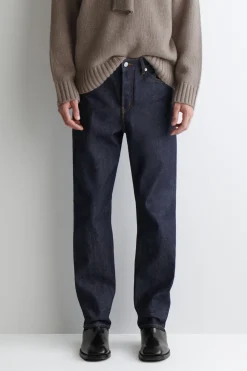 SIGNATURE SELVEDGE REGULAR-FIT STRAIGHT-LEG JEANS