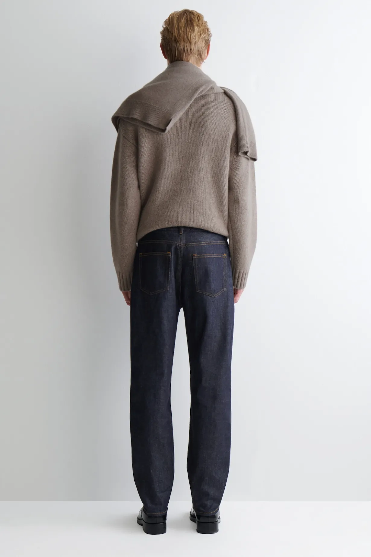 SIGNATURE SELVEDGE REGULAR-FIT STRAIGHT-LEG JEANS