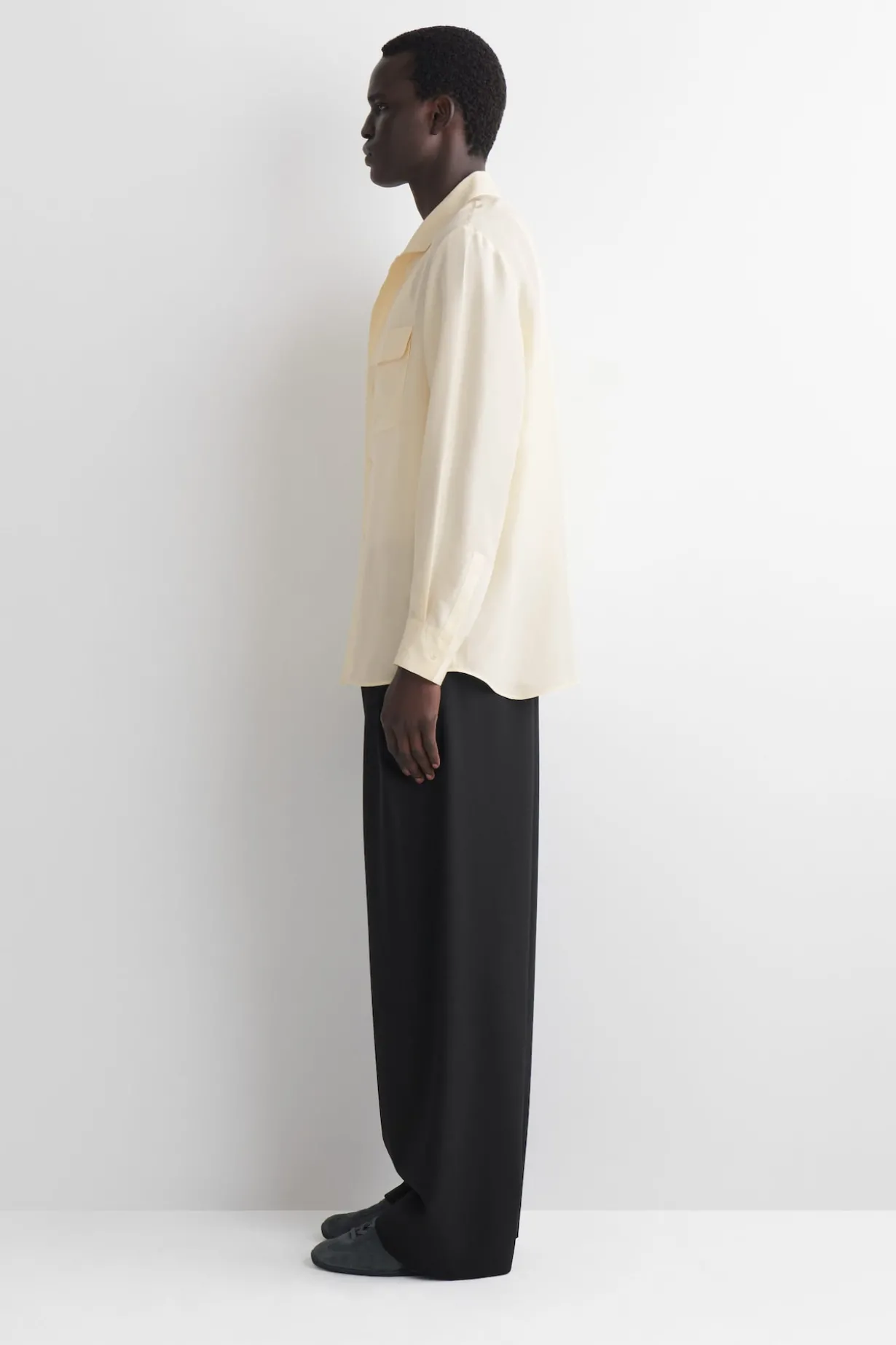 SILK UTILITY SHIRT