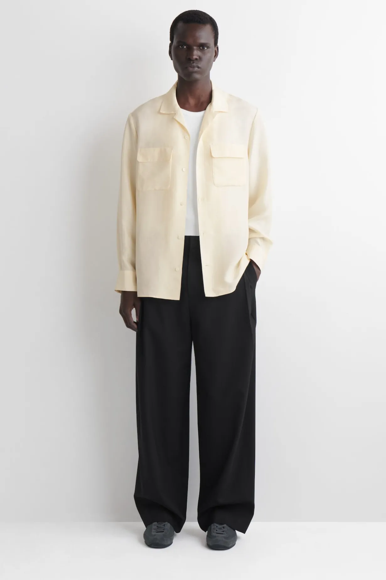 SILK UTILITY SHIRT