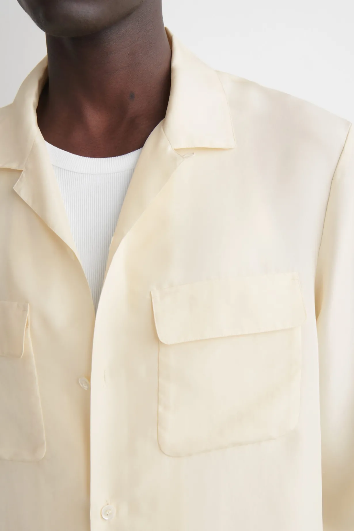 SILK UTILITY SHIRT