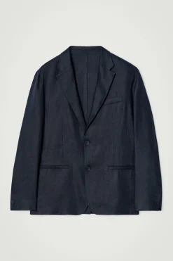 SINGLE-BREASTED LINEN BLAZER