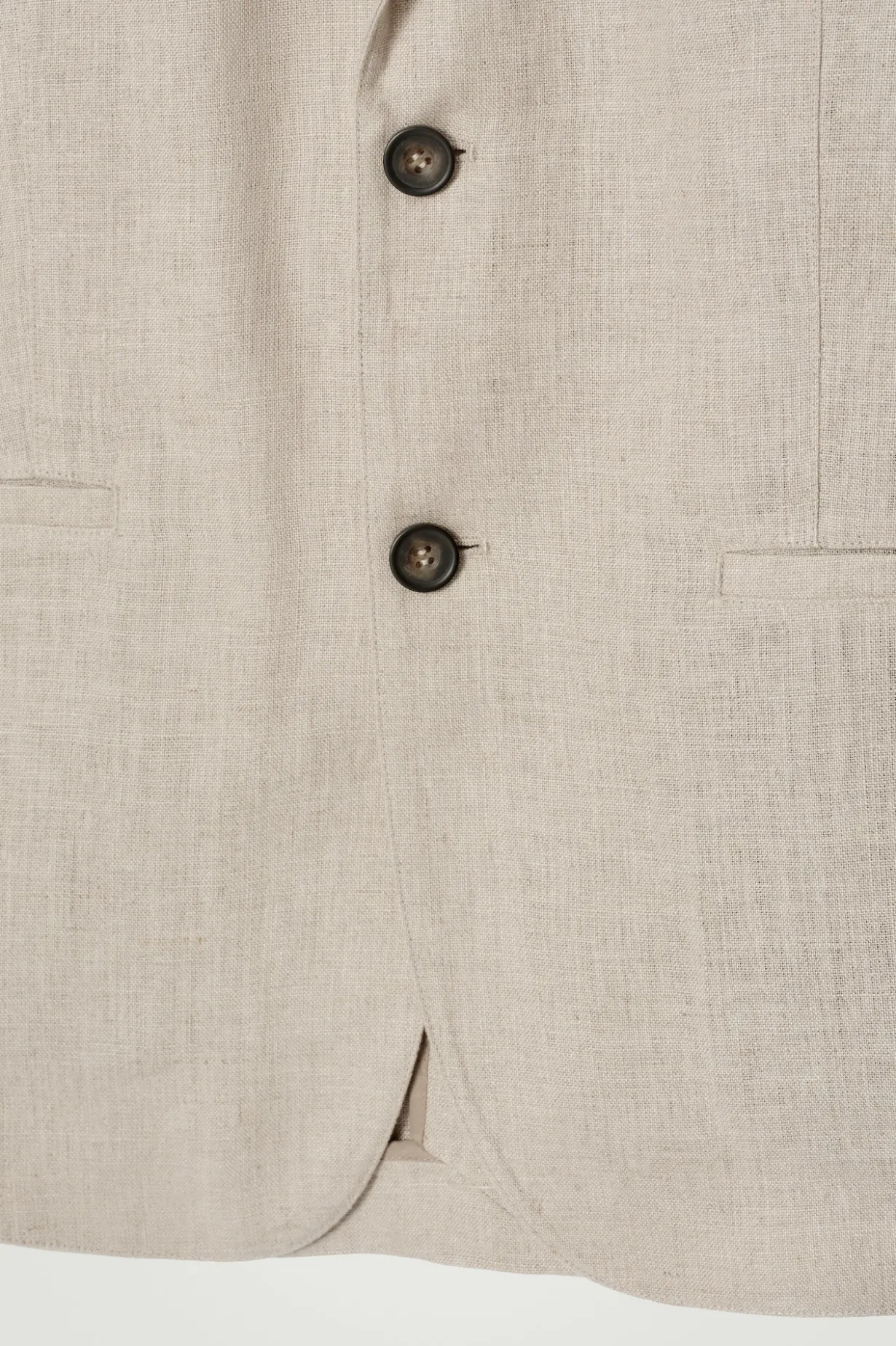 SINGLE-BREASTED LINEN BLAZER