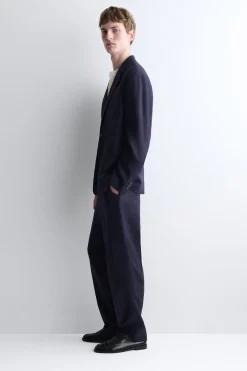 SINGLE-BREASTED LINEN BLAZER