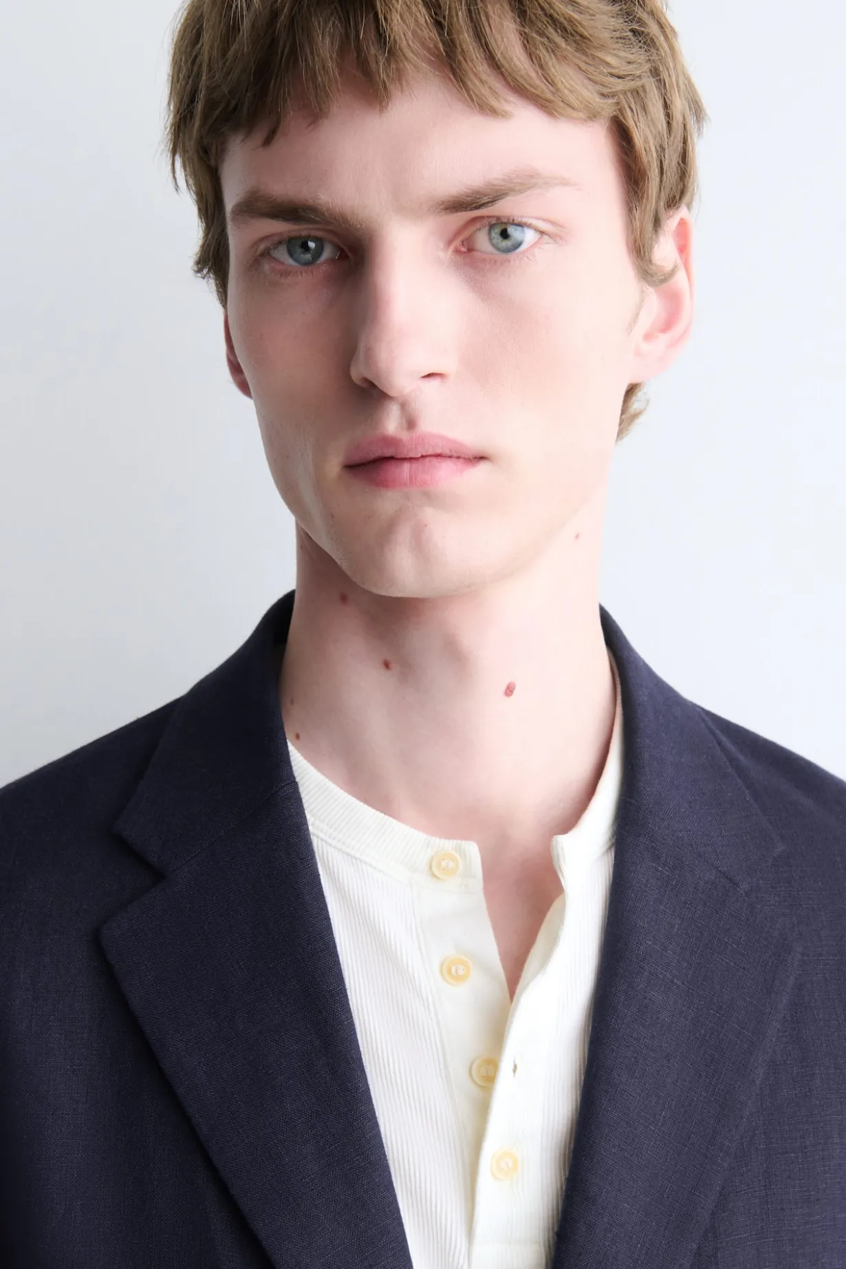 SINGLE-BREASTED LINEN BLAZER