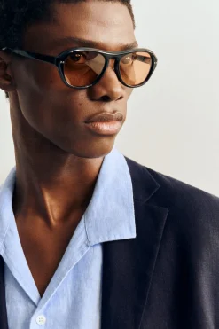 SINGLE-BREASTED LINEN BLAZER