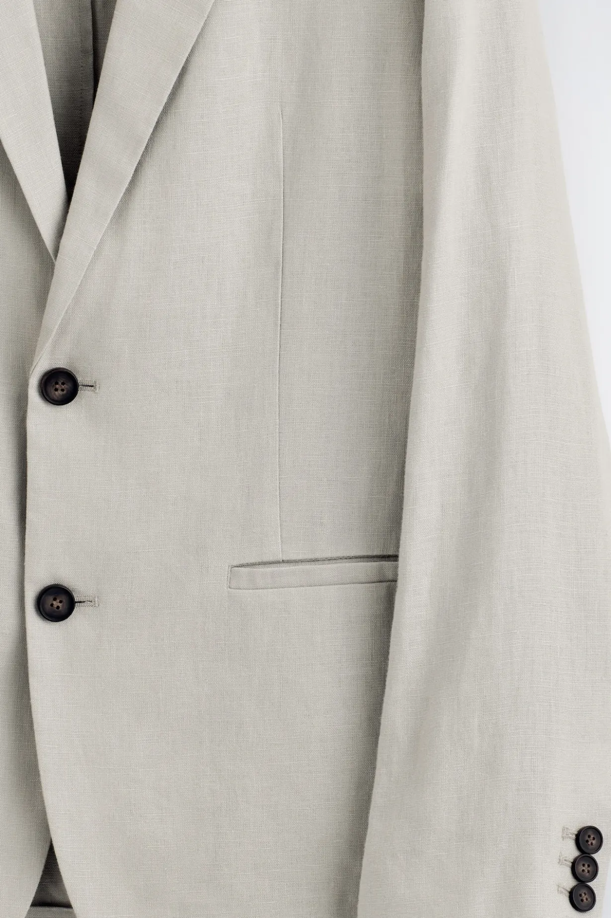 SINGLE-BREASTED LINEN BLAZER